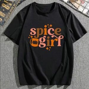 Spice Girl / Pumpkin Spice Halloween Autumn Graphic T-Shirt